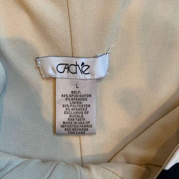 Cache Leopard Print Sleeveless Top sz L - Picture 5 of 5